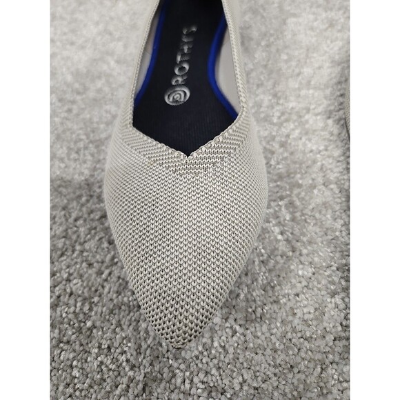 Rothy's The Point Dove Gray Knit Ballet Flats Women's Size US 9 - Picture 7 of 7